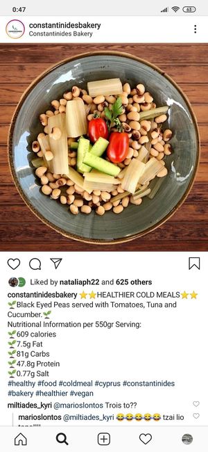 Vegan at Constantinides Bakery in Nicosia