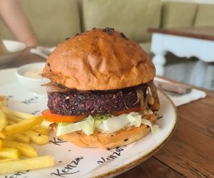 Vegan burger at Kenza in 