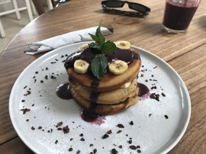 Pancakes at Kenza in 