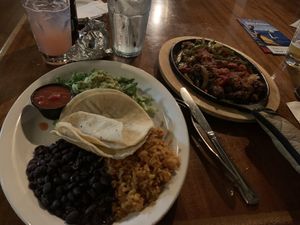 Fajita with beyond burger at Captain Jack's in Lahaina
