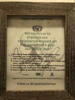 Another reason to come here! at Captain Jack's in Lahaina