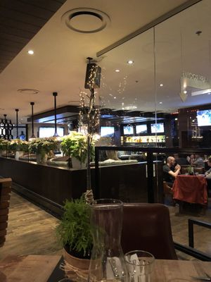 Seating at Earls Kitchen + Bar in Victoria