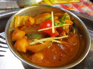 Chana masala  at Mitocha in Yokohama