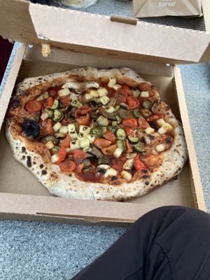 Vegan cheese + vegetables  at Simbiosi in Florence