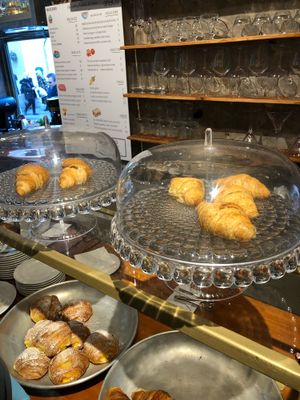 Vegan croissants! at Simbiosi in Florence