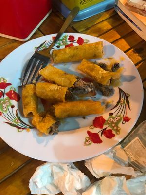 Don’t get the spring rolls! at Happy Platters in Dong Hoi