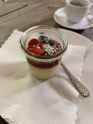 Dessert vegan  at Byblos in Emsdetten