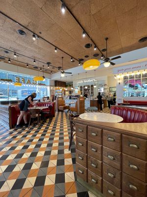 Cute cafe  at Cafe Landwer - University Ave in Toronto