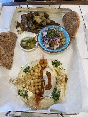 Plant Based Shawarma Plate  at Cafe Landwer - University Ave in Toronto