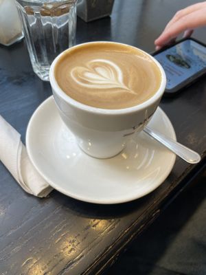 Vegan milk in hot drinks #Veganuary at Cafe Landwer - University Ave in Toronto