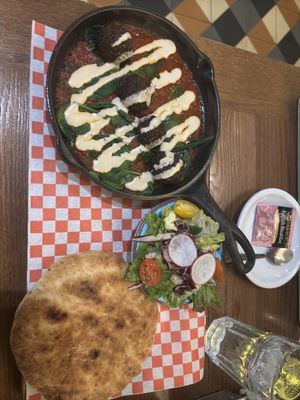 Vegan shakshuka  at Cafe Landwer - University Ave in Toronto