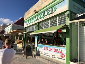 Can also rent chairs and get drinks for the day. at Lazy Lizard in Philipsburg