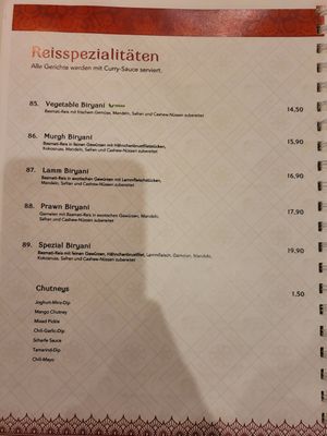  at Indian Tandoori in Mainz