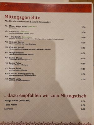  at Indian Tandoori in Mainz