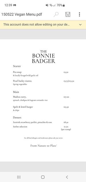  at The Bonnie Badger in Gullane