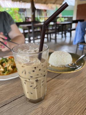 Ice coffee  at Yawee in Koh Lanta