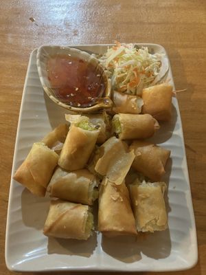 Spring rolls  at Yawee in Koh Lanta