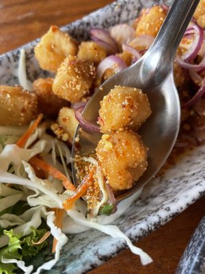 Tofu plus seasoning   at Yawee in Koh Lanta