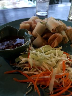 Fresh Made Spring Rolls at Yawee in Koh Lanta