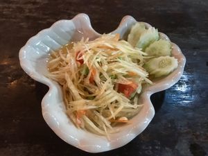 Papaya Salad at Yawee in Koh Lanta