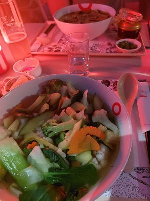 Pho with vegetables at Ra'mien in Vienna
