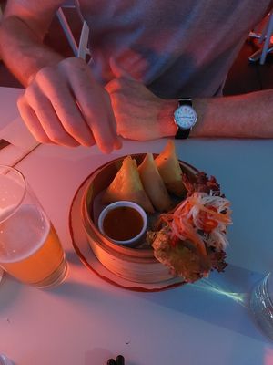 Samosa at Ra'mien in Vienna