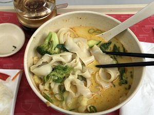 Curry Ra'mien with the noodles to see (they’re at the bottom)  at Ra'mien in Vienna