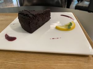 Chocolate cake  at HND - HealthyTOKYO Cafe & Shop - T2 in Tokyo