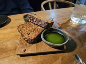 They warn you that the top of the bread was brushed with egg. Not vegan. at Rataskaevu 16 in Tallinn