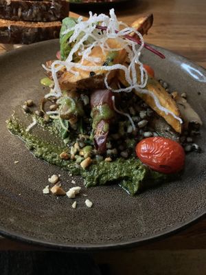 Baked sweet potato  at Rataskaevu 16 in Tallinn