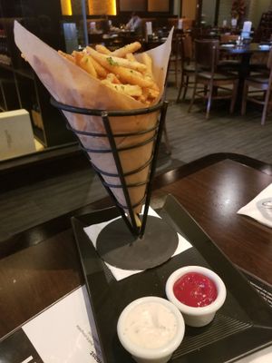 Parmesan truffle fries at CRAVE in Roseville