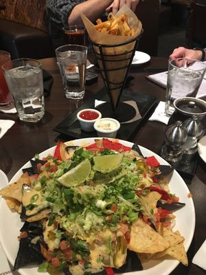 Vegan Nachos and Truffle Fries!  at CRAVE in Roseville