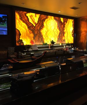 Sushi preparation area at CRAVE in Bloomington