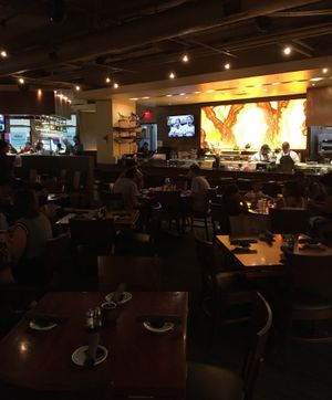 Dining area at CRAVE in Bloomington