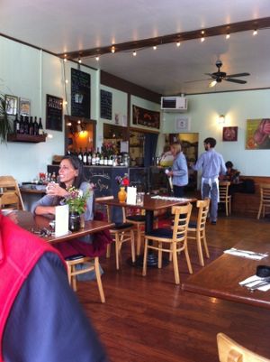 Lunchtime at Wildflower Cafe and Bakery in Arcata