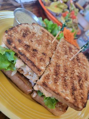 Their delicious vegan Rueban 🤤🤤🤤 at Wildflower Cafe and Bakery in Arcata