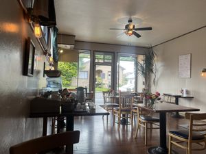 The space  at Wildflower Cafe and Bakery in Arcata
