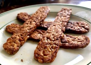 tempeh bacon at Wildflower Cafe and Bakery in Arcata