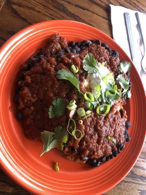 Huevos rancheros?  at Wildflower Cafe and Bakery in Arcata