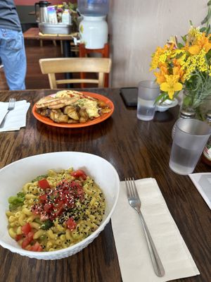   at Wildflower Cafe and Bakery in Arcata