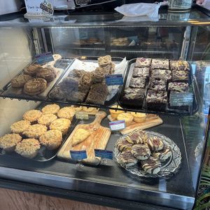 All but one baked goods were vegan and tasty  at Wildflower Cafe and Bakery in Arcata