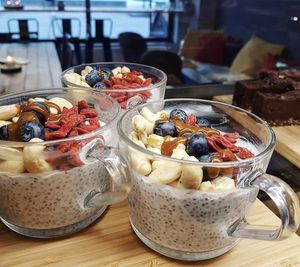Chia seed pudding  at Criollo Chocolate Café in Drammen