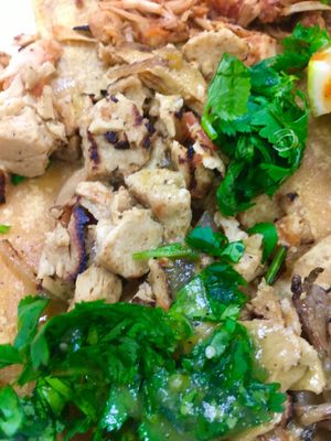 Vegan chicken taco at Plant Love Food in El Monte