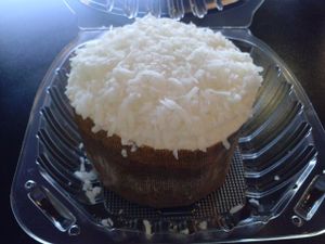 coconut cake at Red Velvet Cafe - Sahara in Las Vegas