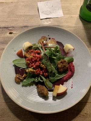 Beetroot salad  at The Emporium in Yeovil