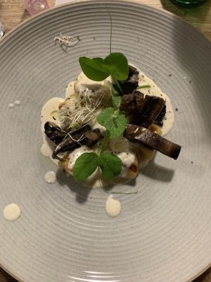 Mushroom truffle gnocchi  at The Emporium in Yeovil