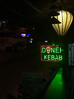 The sign on the place (easy to spot)  at Sindbad in Mui Ne