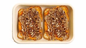 Harvest toast  at Main Squeeze Juice Co in Baton Rouge