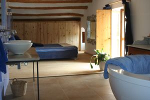 One of our suites with jacuzzi at Alaya Retreat Centre in Torrelles De Foix