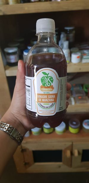 Apple vinegar at Green Store in Leon
